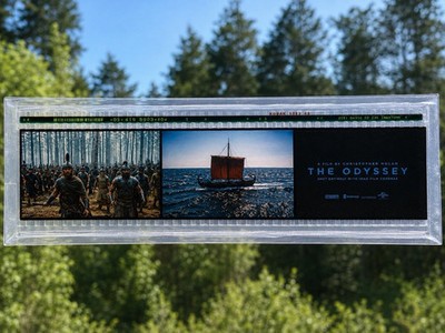 The Odyssey IMAX 70mm Filmstrip - Weekend 2 Rare Christopher Nolan
