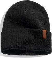 Unisex Winter Beanie   Thick Knit , Soft And Warm Cuffed Hat for Men and Women