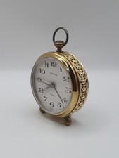 Estyma 2 Jewels Alarm Clock Made In Germany Collectable Working