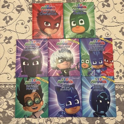 LOT 8 PJ MASKS 4 PLAY-A-SOUND 4 LOOK & FIND ALL WORK WITH ME READER
