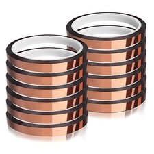 12 Rolls No Residues Heat Resistant Tape Heat Tape for Sublimation No Residues