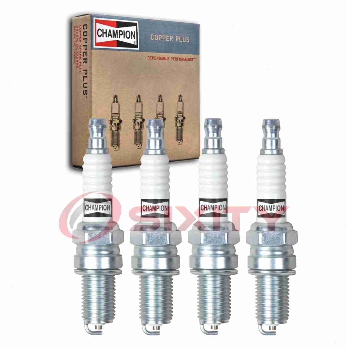4 pc Champion Copper Plus 810 Spark Plugs for XS4164 X22EU X22ESZU X22ESU iy