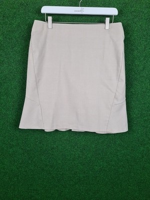 ADIDAS adiPURE Skort / Golfrock mit extra Shorts - Damen (Beige, M)