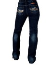 Cowgirl Tuff Western Jeans Womens Laredo 35 Long Dark Wash JLARDO CLEARANCE — photo 4