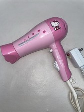 Hello Kitty Hair Blow Dryer Sanrio 1875 Watt Cool Shot Button Tested Works Great