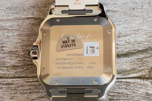 UNWORN 2025 Cartier Santos De Cartier Dual Time Watch WSSA0076 - Picture 6 of 8