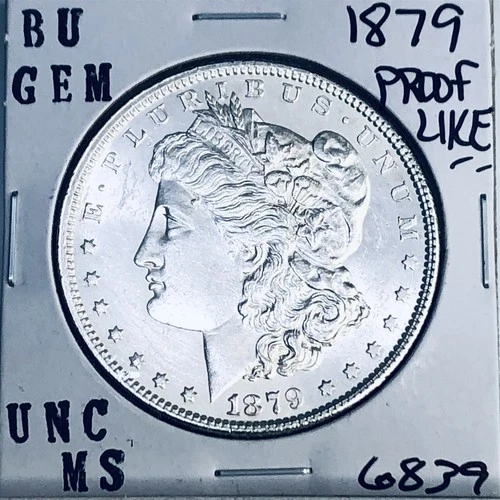 1879 BU GEM MORGAN SILVER DOLLAR UNC MS+++ U.S. MINT RARE COIN 6839