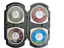 Sony PSP UMD Lot 7 Games Movies W/ Case Lego Indy Transformers WWE UNTESTED