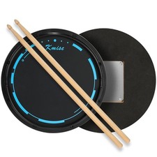 Drum Practice Pad, Quiet 12 Inches Drum Pad Exercise Drumming Pads Kit Set Sn...