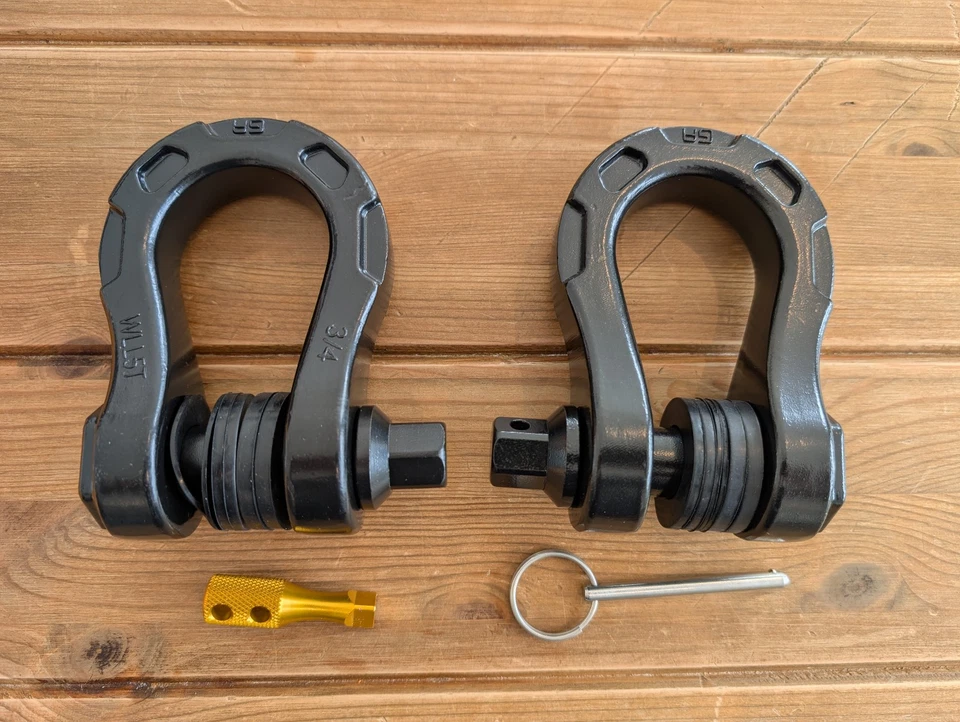 GearAmerica Aluminum Alloy Ultra Shackles | 30,000 LBS MBS (10,000 LBS WLL) - Image 3 of 4