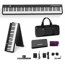 Finger Dance Folding Piano Keyboard 88 Keys, Portable Electric Keyboard with ...