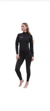 Womens Medium Wetsuit, Full Length, 3mm Neoprene, Front Zipper by Layatone