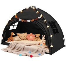 Bed Tent Twin Full Size Bed Tent for Kids Foldable Bunk Canopy Tents Privacy ...