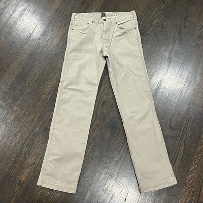 PrAna Bronson Pants Men's 28x32  Brown Washed Canvas Hiking Gorpcore (30x32)