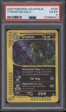 Tyranitar Pokemon Aquapolis Holo #H28 PSA 4