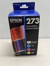 Epson 273 T273520 Color Ink Cartridge - Cyan, Magenta, Yellow, Black