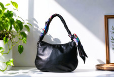 Mango Via Roma Black Women s Shoulder Bag   D...