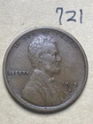 1915-S LINCOLN WHEAT CENT, rare date, high grade coin  VERY FINE #721