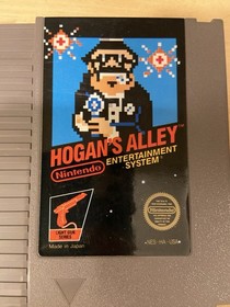 Hogan's Alley-NES-Cart-Manual & Slipcover-TESTED & WORKS