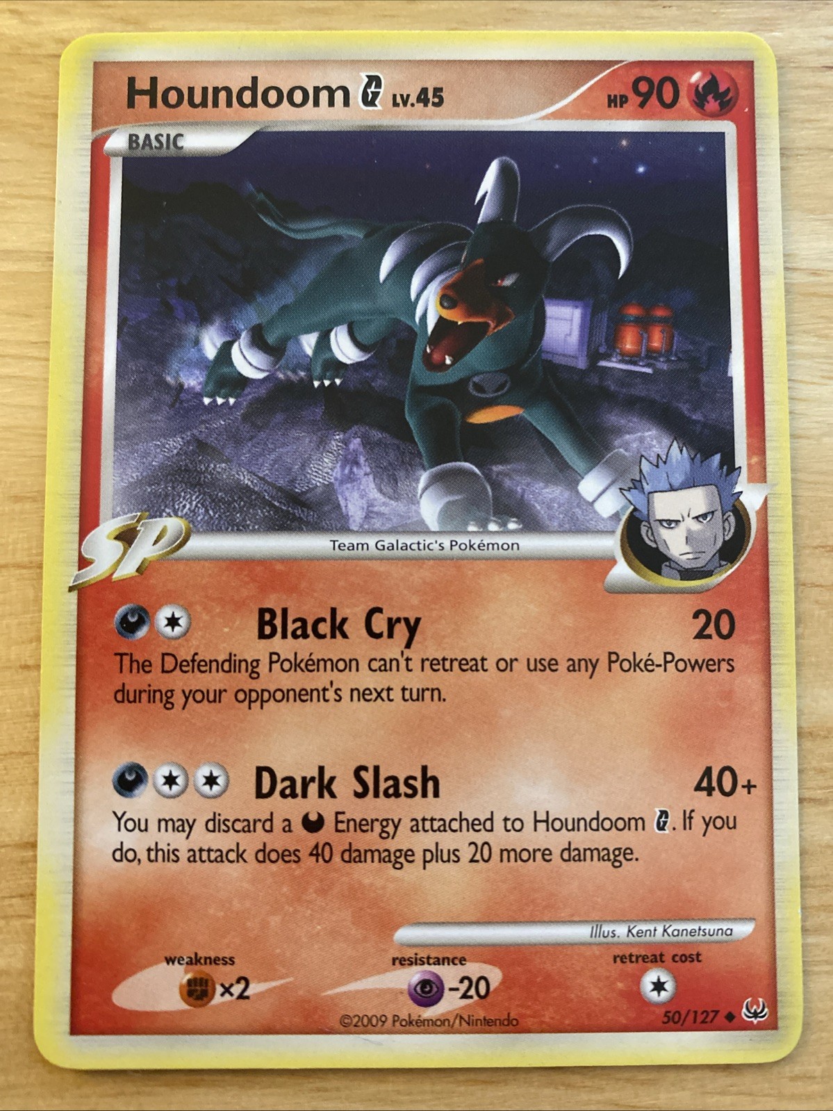 Houndoom G Platinum 50/127 Vintage Pokemon Card Normal