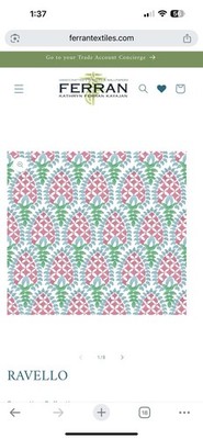 Ferran Fabric Ravello 50  x 56 