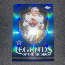 2025 Topps Chrome - Legends of the Gridiron Troy Aikman #LOG-17 # /150