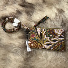 NWT Vera Bradley Zip ID Lanyard - Buta Spray Print - Beautiful 