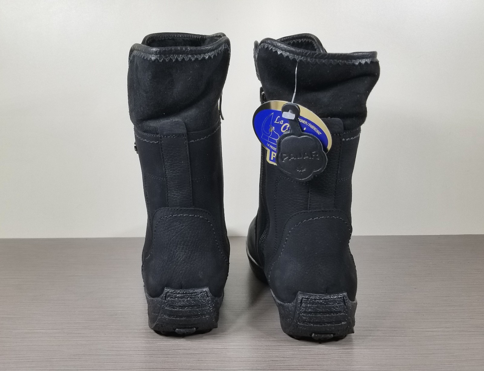Pajar Canada Heritage Collection Winter Boots, Black Leather, Womens Size 12 image 4