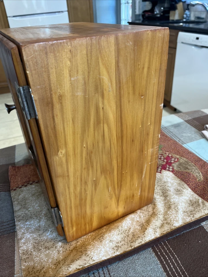 Antique Sterilizer Cabinet  12 1/2" X 8" X 12 1/2" - Image 4 of 4