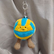 Amuseables Sports Volleyball Bag Charm Key Chain-Valentine's Day Gift