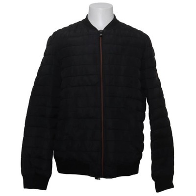 Denim Day, Bomberjacke, Herren, Größe: L, Schwarz, Polyester, Sonstiges #lnQ