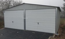 Blechgarage 6x6x2,65m Fertiggarage Doppelgarage | mit Lieferung & Aufbau |30955*