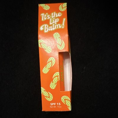 California Mango Lip Balm SPF 15 Mango Scent 0.15oz Solid Stick Orange