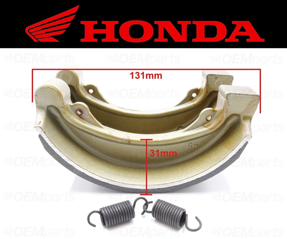 Комплект (2) задних тормозных колодок и пружин Honda No43120-413-000 (см. таблицу комплектации) - Изображение 4 из 4