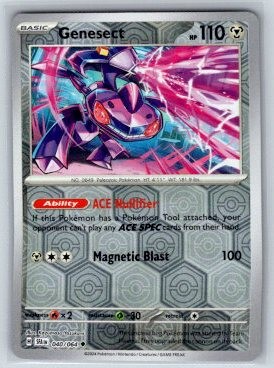 Genesect Reverse Holo Uncommon SV: Shrouded Fable 040/064 NM