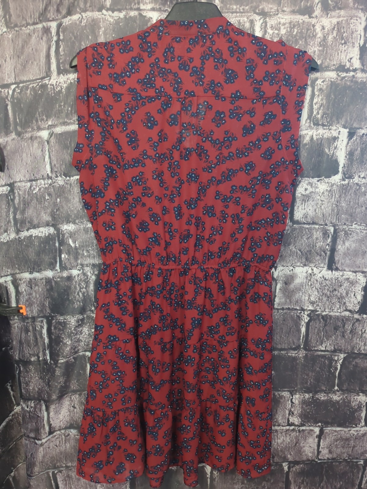 Gap Multicolored Geometric Patterned Sheer Dress … - image 3