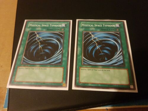 Mystical Space Typhoon - Common - Yugioh SDDE / RP01 (set of 2)  - Picture 1 of 3