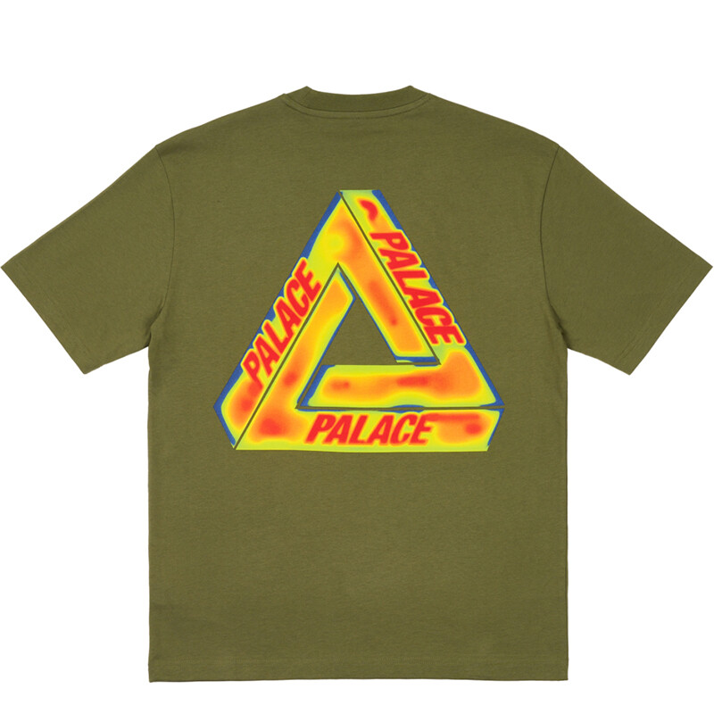 Футболка Palace Heat Sensi Темно-зеленого цвета