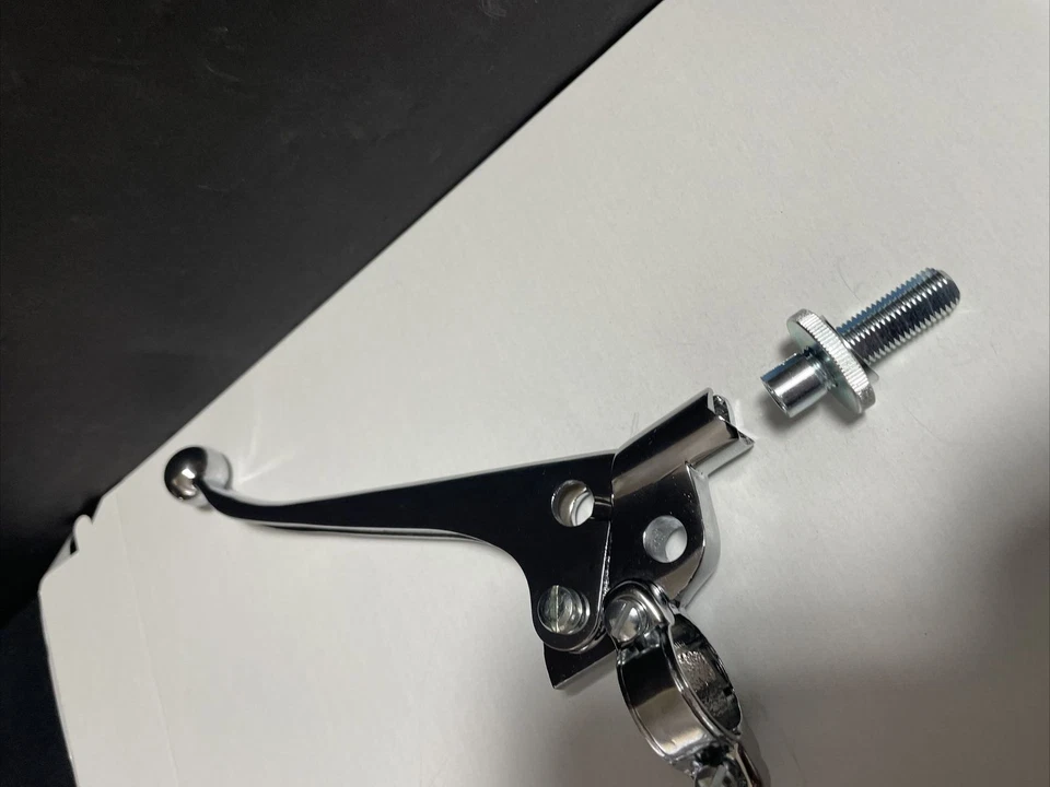 BSA Triumph Clutch Front Brake Chrome Lever Set 7/8" Handlebars 60-2242 60-2243 - Image 4 of 4