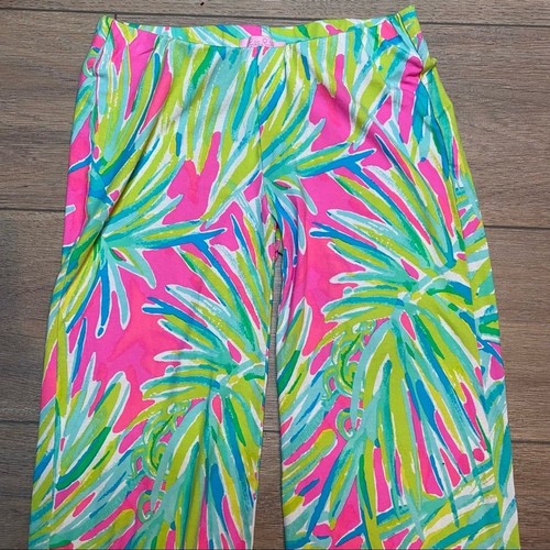 LILLY PULITZER Royal Lime Georgia May palazzo pant - Picture 2 of 13