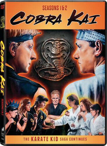Cobra Kai Season 1-2 (DVD) The Karate Kid Saga Continues Brand New