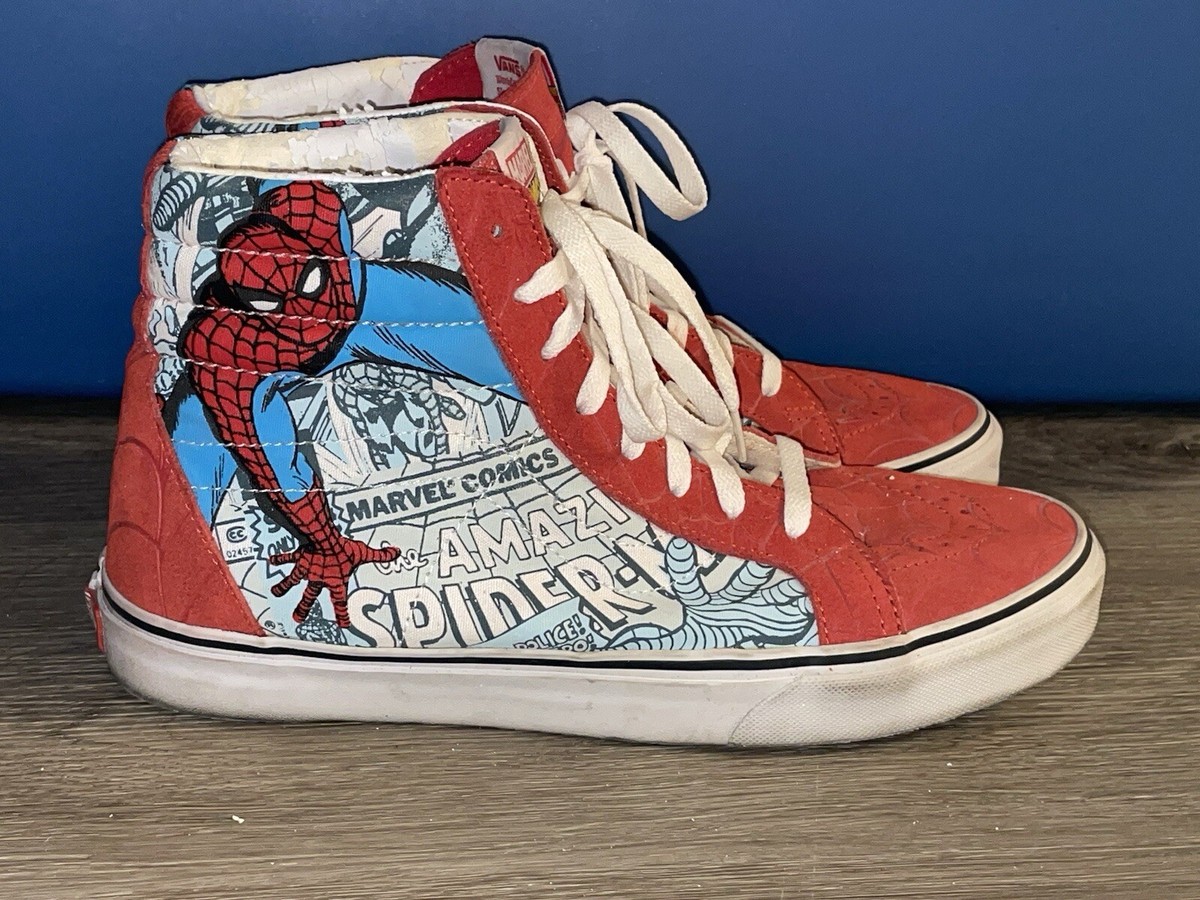 spider man sk8 hi vans