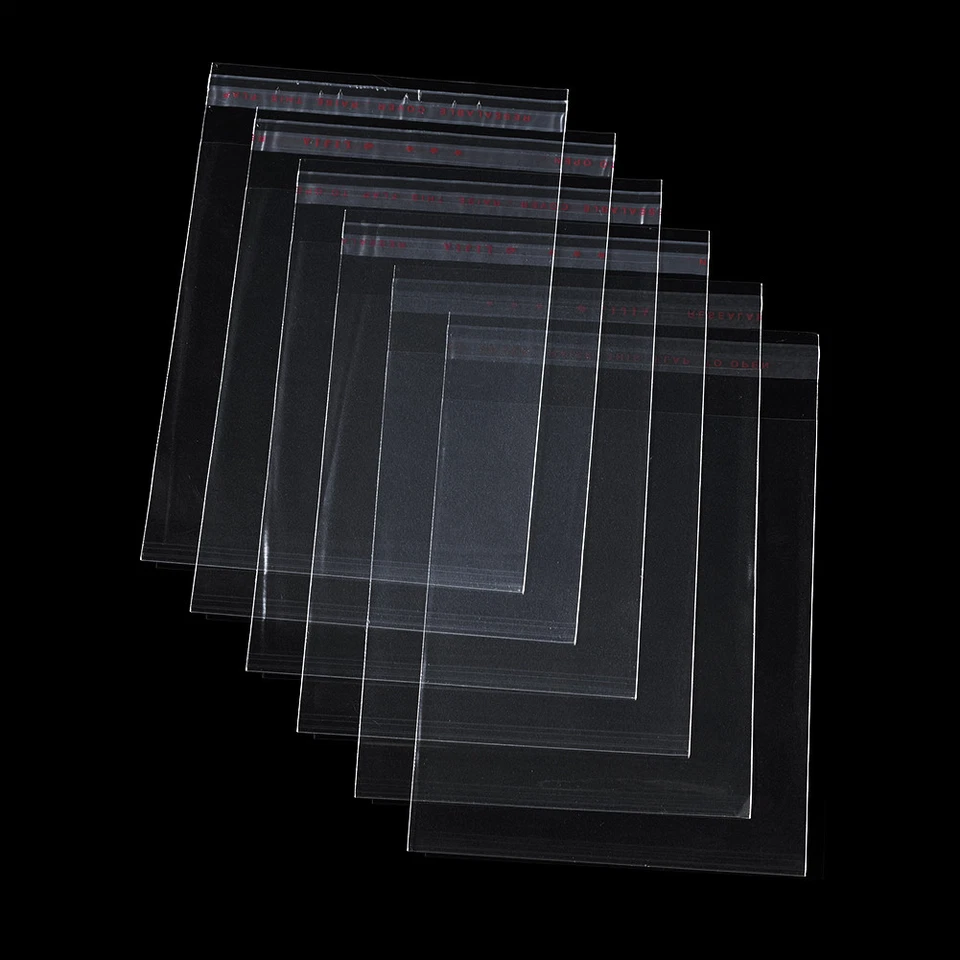 Bolsas de cello de plástico con sello autoadhesivo OPP 2000 un. transparentes resellables Foto 2 de 4