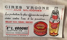 BUVARD CIRES VROONE AUX SILICONES - WATTRELOS 