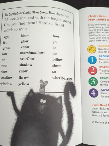 Splat the Cat Blow, Snow, Blow I Can Read! Lev. 1 By Rob Scotton Paperback, 2013 - Picture 4 of 9