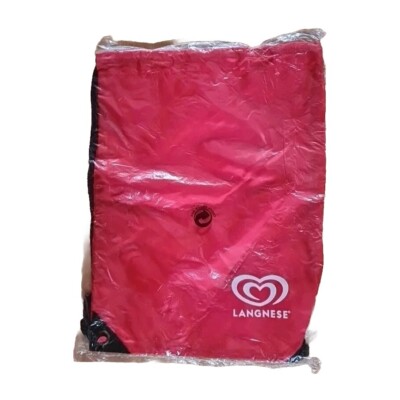 Langnese Sportbeutel Turnbeutel Rucksack Tasche NEU OVP 