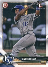 2018 Bowman Draft #BD-83 Kevon Jackson Kansas City Royals RC ROOKIE PROSPECT
