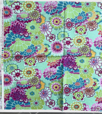 New Kaffe Fassett for Rowan GP89 Asian Circles Green Half Yard