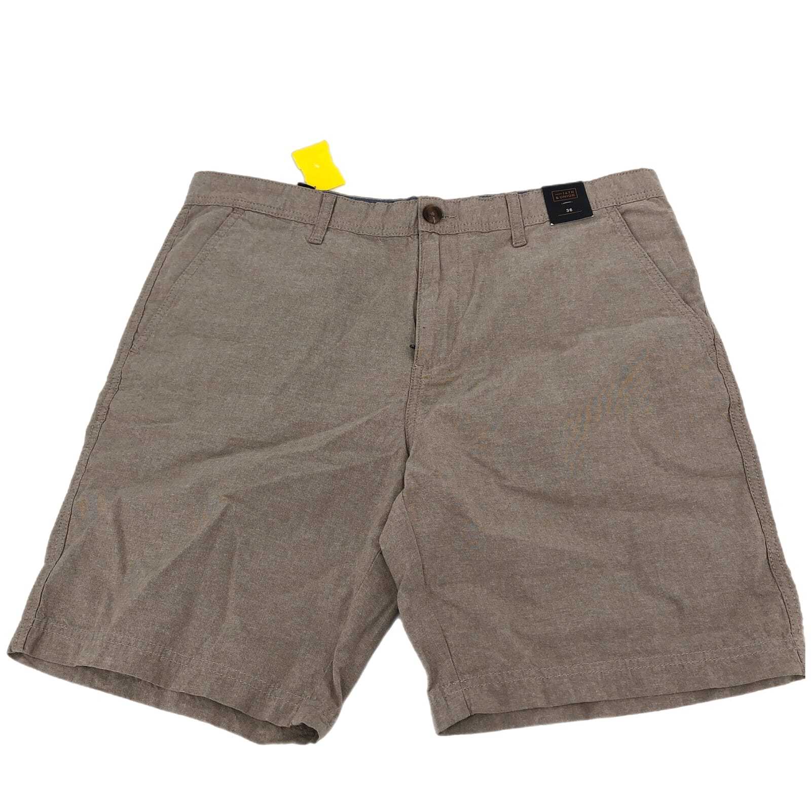 14th & Union Beige Basic Flat Front Shorts | High… - image 1