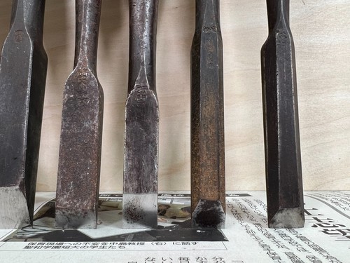 Vintage Japanese Chisel 9set made by blacksmith /Plane Hammer Hand Tool f14 - Picture 15 of 24